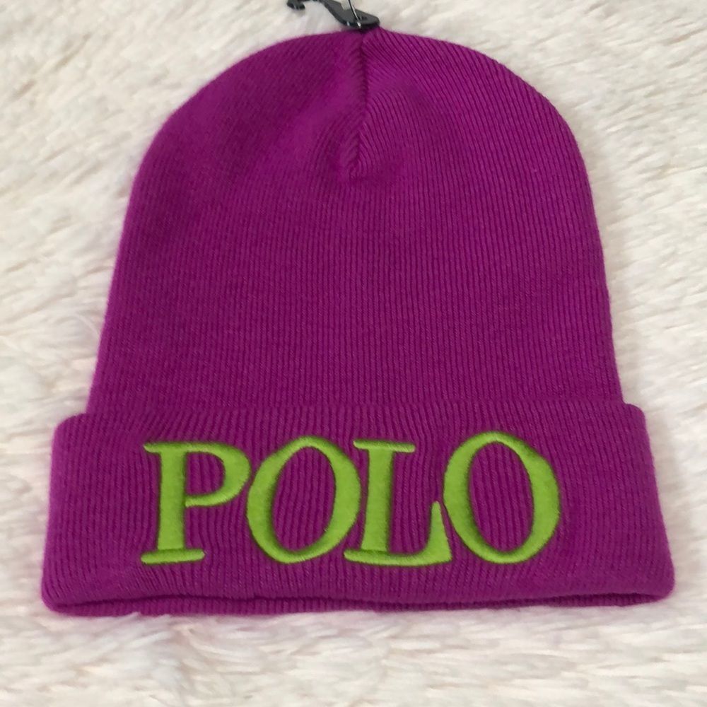 Polo Ralph Lauren Big Girls/Adult Embroidered Knit Hat